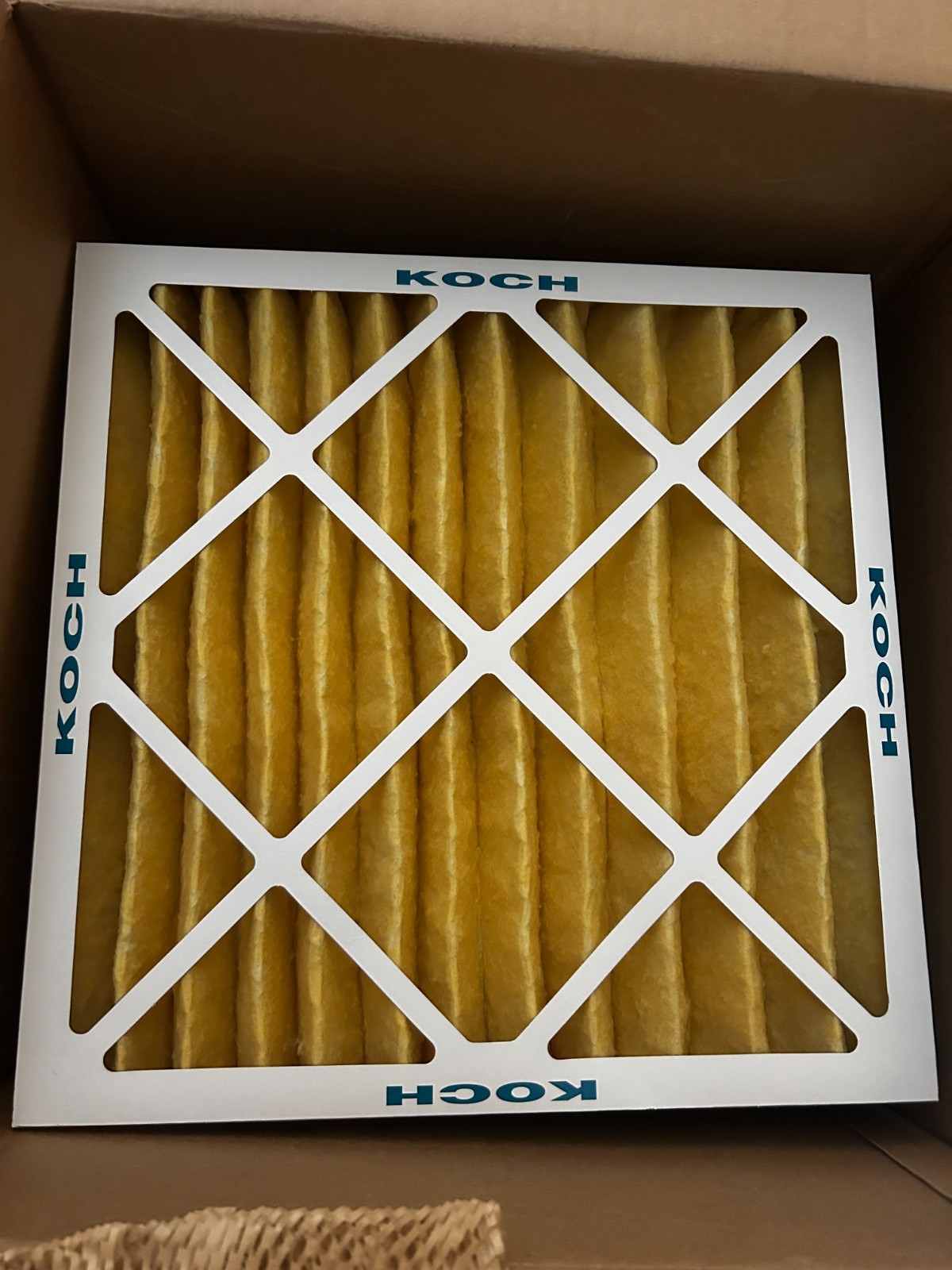 Koch Merv 11 Multi Pleat Extended Surface Air Filter 16 x 16 x 2 Case of 6 gallery
