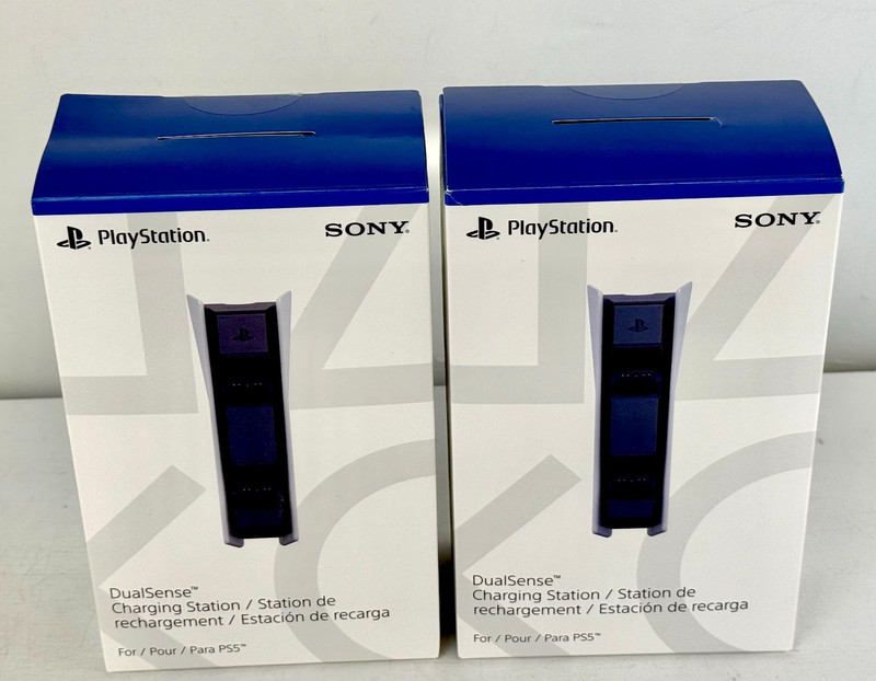 2Pcs - Sony Playstation 5 (PS5) DualSense Charging Station - BOX ONLY gallery