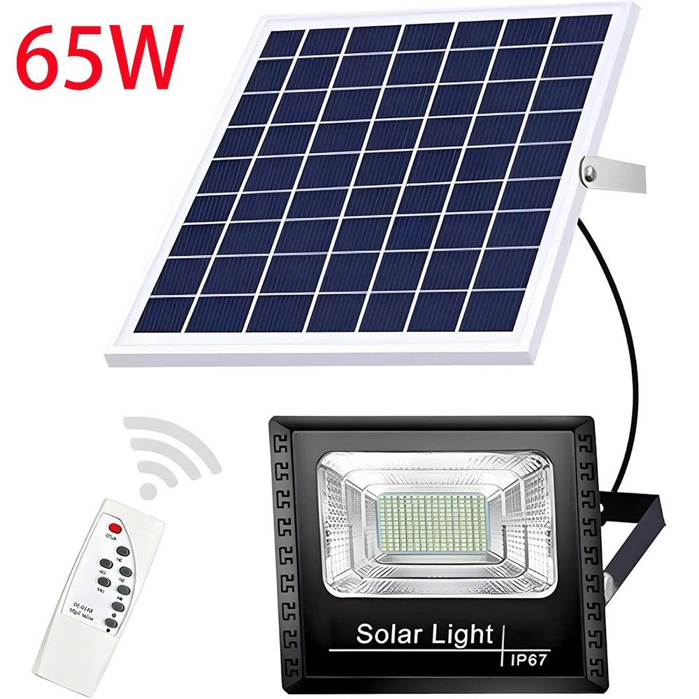 600W LED Solar Flood Lights Outdoor Street Light Dusk to Dawn Flood Wall Lamp US gallery