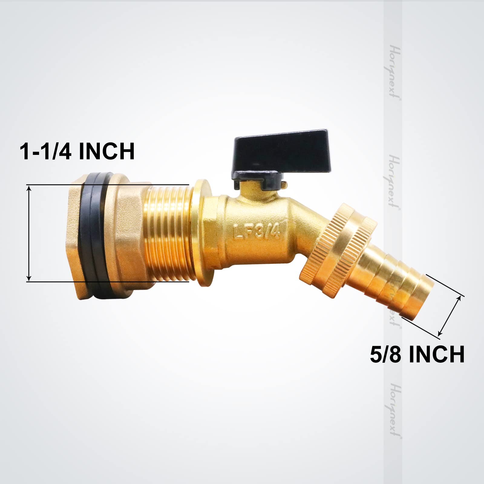 1 PCS Brass Rain Barrel Spigot Parts Kit 55 Gallon Hose Connector Adapter gallery