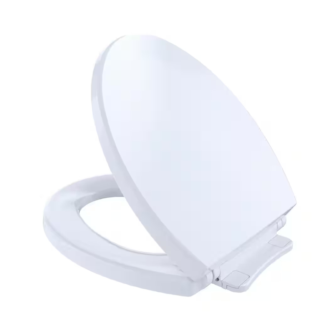 TOTO SS113#01 SoftClose Round Closed-Front Toilet Seat and Lid in White gallery