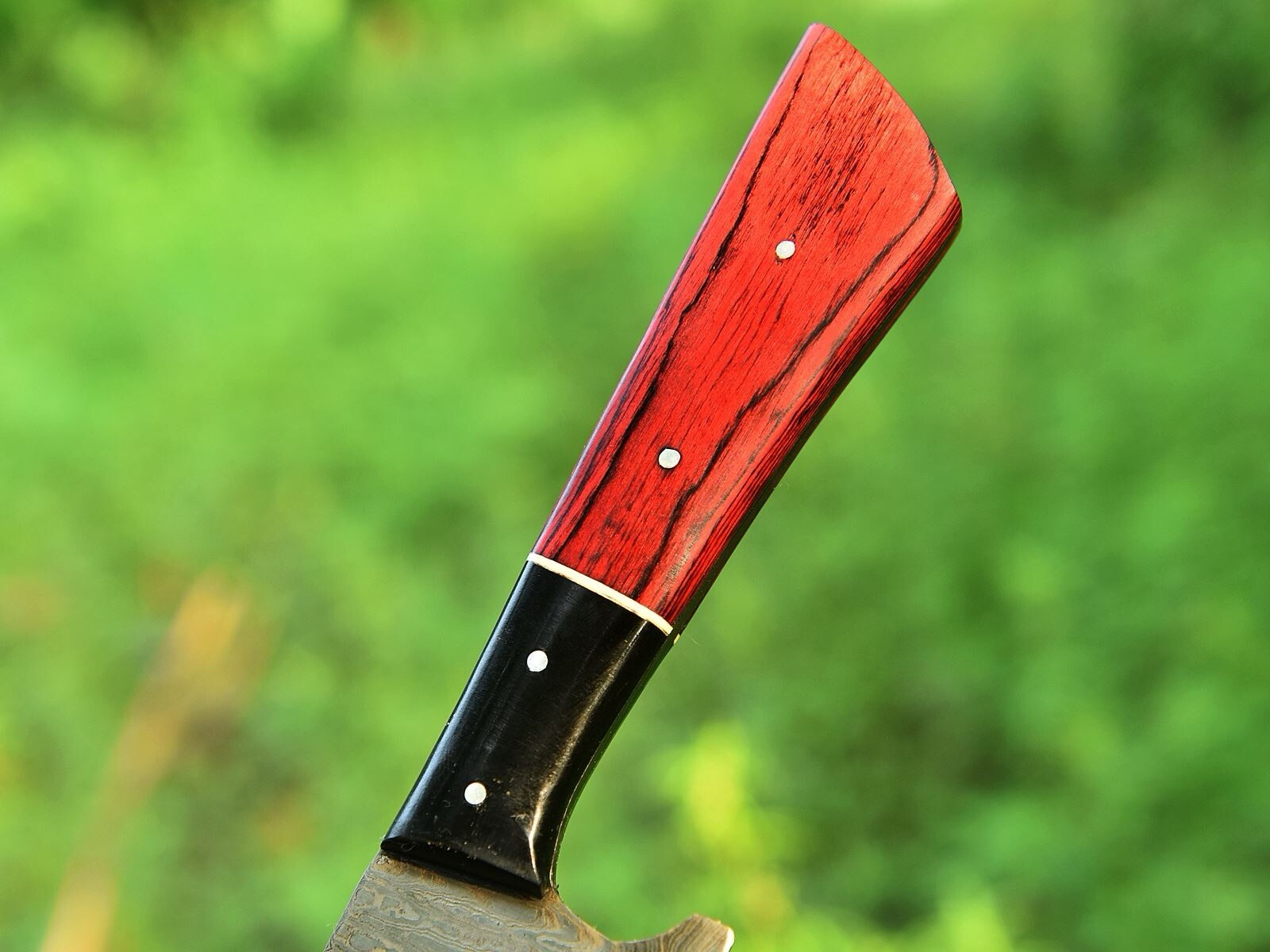 12”Handmade Damascus Chef Knife Hand Forged Japanese Bunka Kitchen Knife X663 gallery