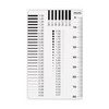 Transparency SEC Size Estimation Chart 80mm Diameter Line gallery