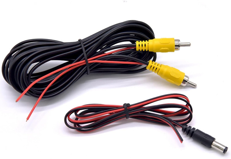 19.7FT 6M RCA Backup Camera Extension Cable with Detection Wire, Reverse Rear Vi gallery