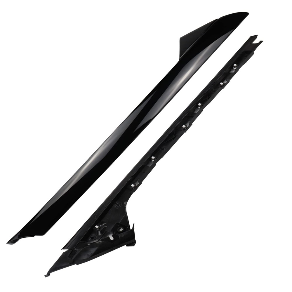 FEXON Front Driver Side Windshield Outer & Inner A Pillar Trim Molding Kit Co...