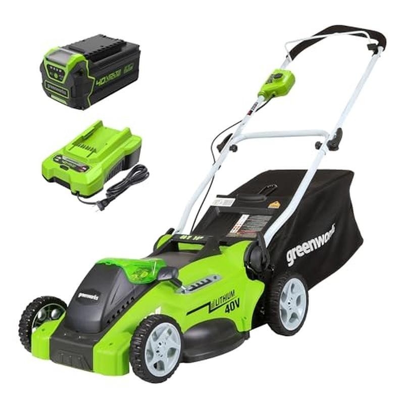 40V Cordless Lawn Mower 16 In Lightweight Easy Start 2-In-1 Battery Included New gallery
