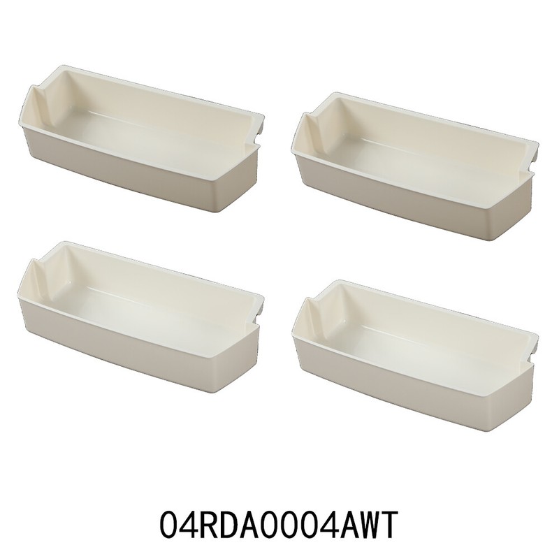 Compatible with Kenmore Whirlpool Refrigerator White Shelf Bin 4 Packs gallery