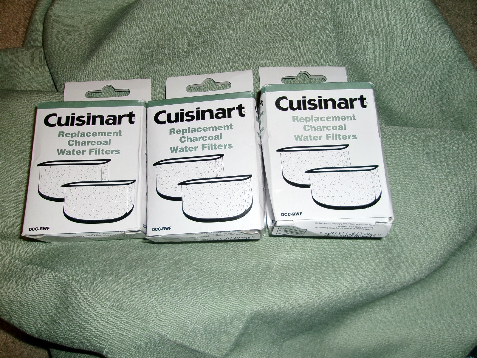 Cuisinart DCC-RWF Charcoal Water Filter Triple Pack of 2 Genuine OEM - QwikShip! gallery