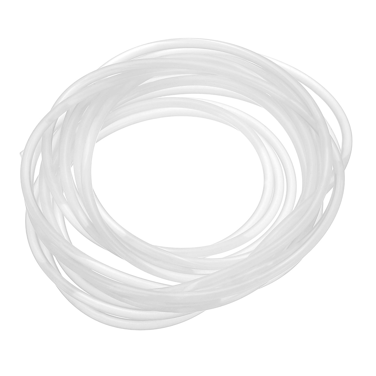 5M (16.4Ft) 4MM (0.16") Dia High Density Solid Silicone Seal Strip, White gallery