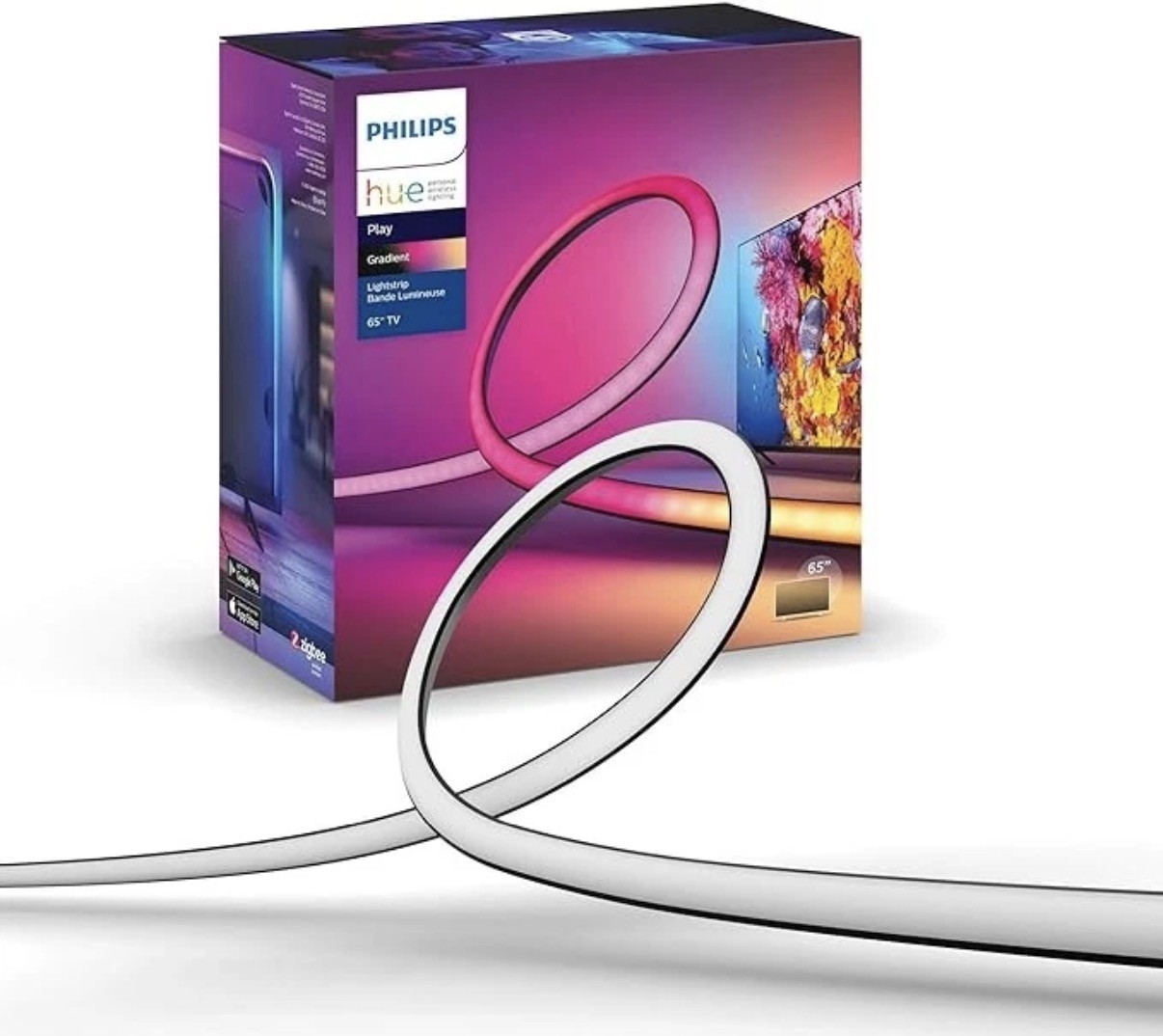 Philips Hue 65" Smart LED TV Backlight White and Color Ambiance - 560417 gallery