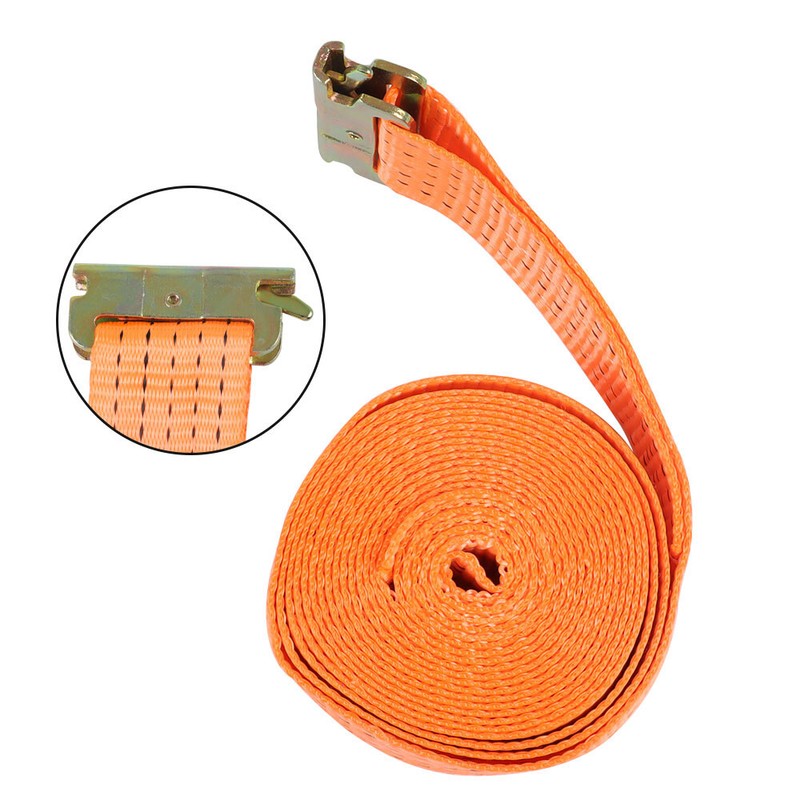 8 Pack 2" x 15' E-Track Ratchet Tie Down Strap 4000 lbs Breaking Strength Strap gallery