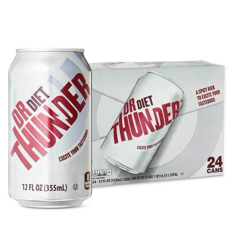 Great Value Dr Thunder Diet Calorie Free Cola Soda Pop, 12 fl oz, 24 Pack Cans gallery