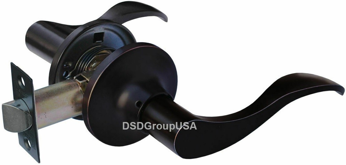 Constructor Passage Lever Door Lock Set Oil Rubbed Bronze Knob Handle Lockset gallery
