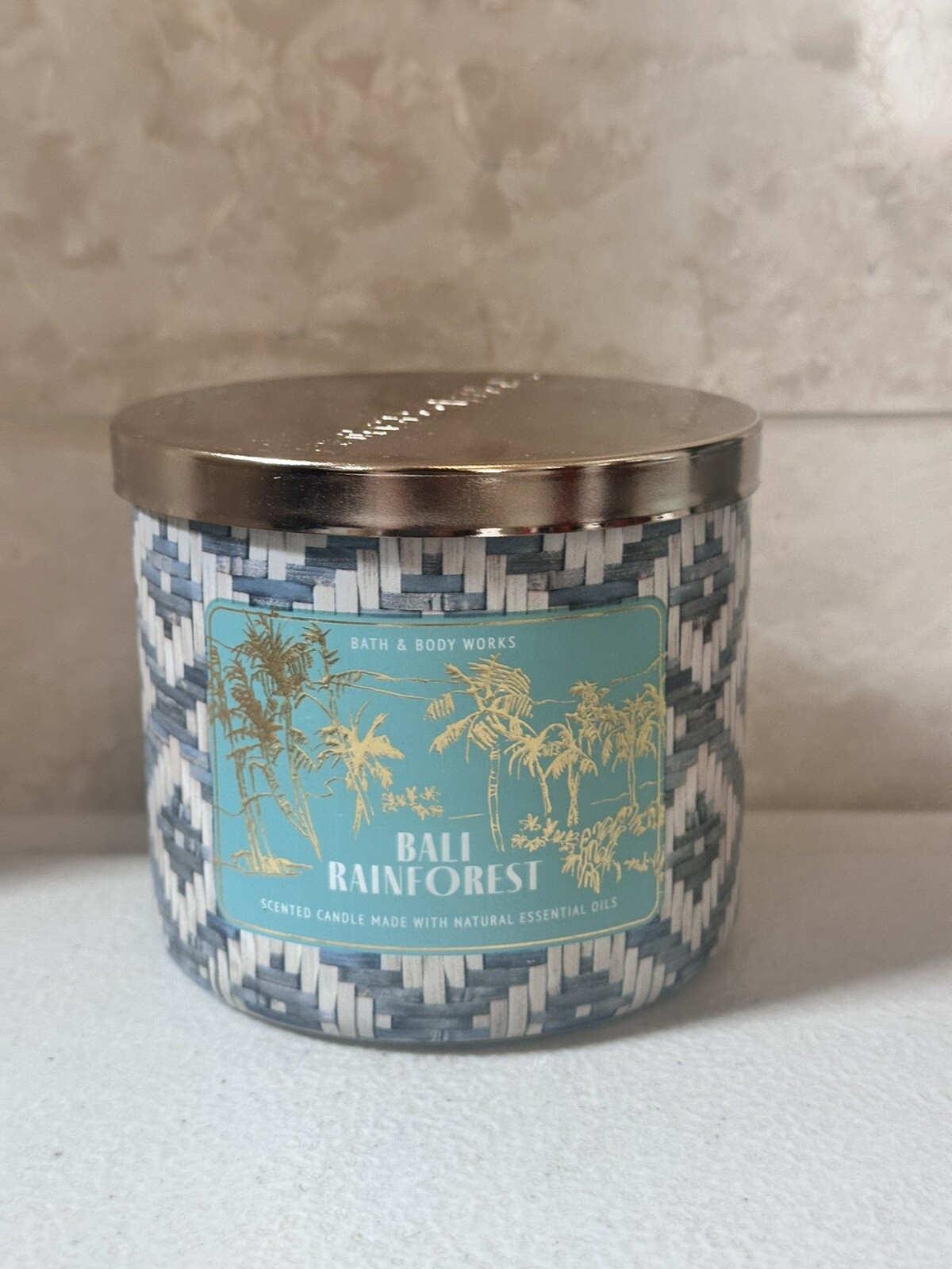 Bath & Body Works BALI RAINFOREST Candle Large 3-Wick 14.5 oz NEW gallery