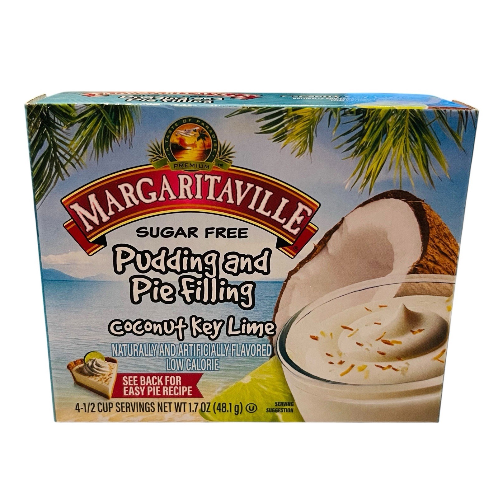 Margaritaville Sugar Free Coconut Key Lime Pudding and Pie Filling 1.7 oz 2 Pack gallery