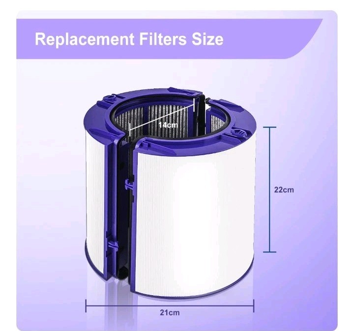 Dyson Filter Replacement 2 In 1 Upgraded PH01 HP07 HP10 TP07 TP10 TP09 HP09 HP06 gallery