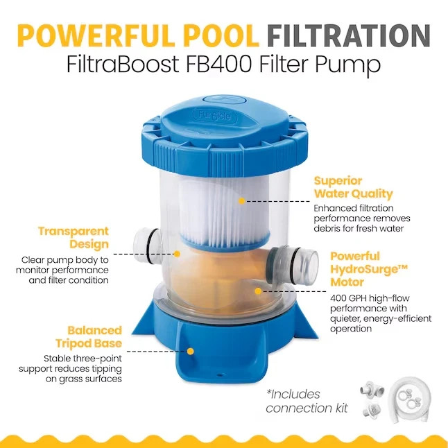 Quick Set 8' x 30" with Filter Pump Inflatable Pool NIB gallery