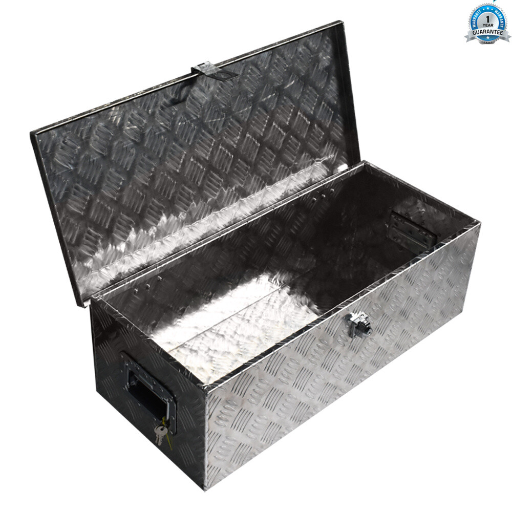 30 In Truck Bed Tool Box Flatbed Trailer Pickup Aluminum Underbody Storage gallery
