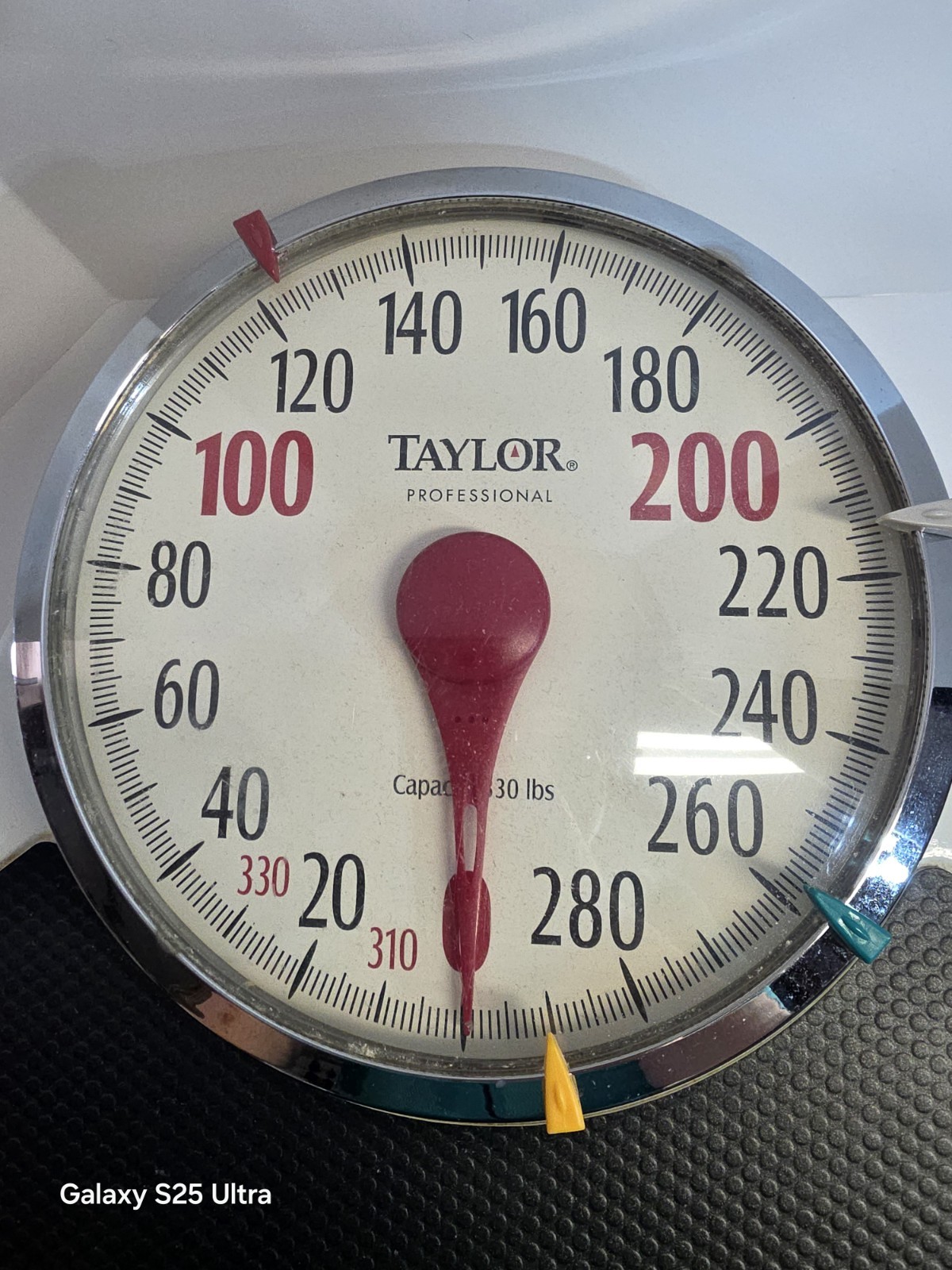 Taylor Professional Large Platform Dial Mechanical Scale 330 Pounds 4 Markers gallery