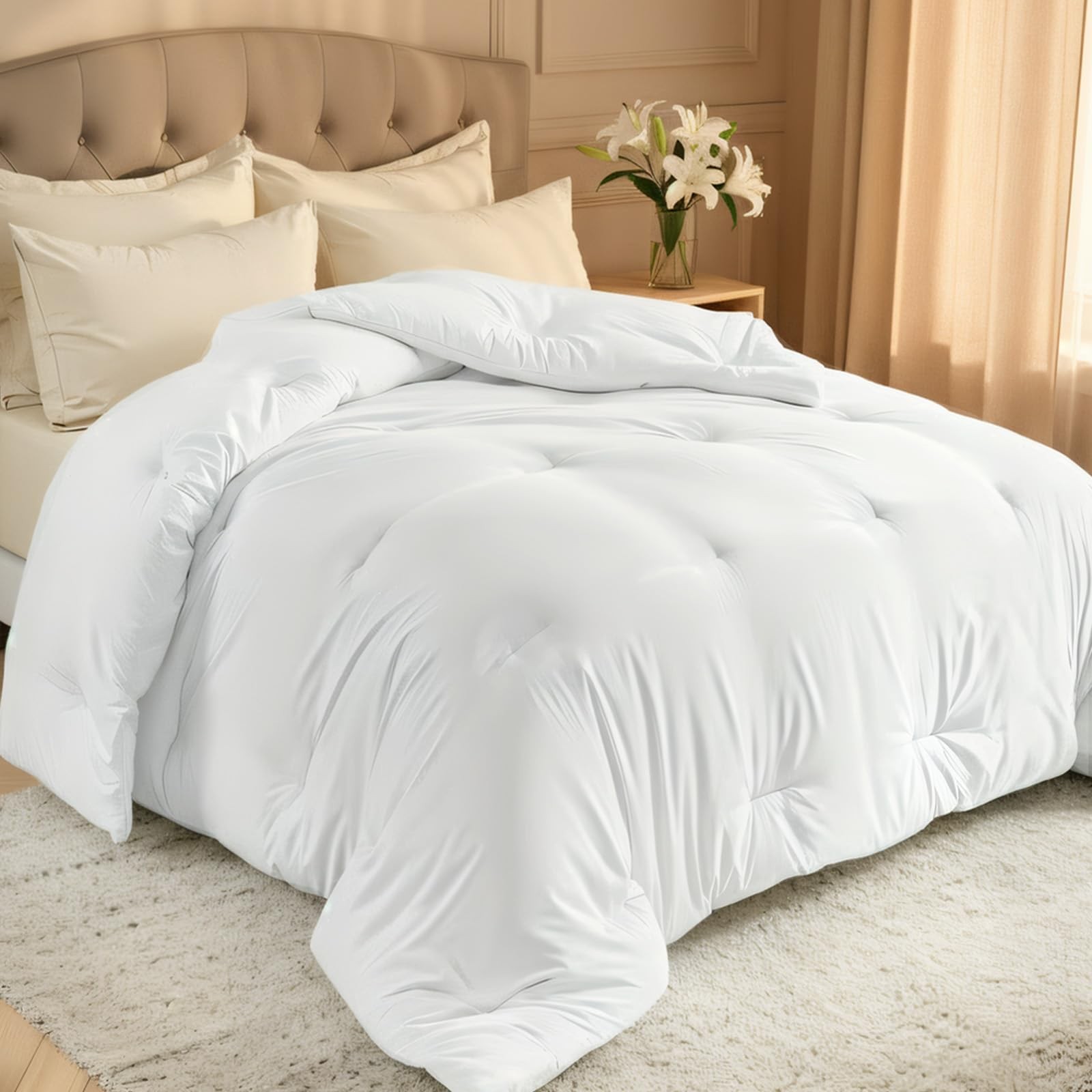 Easthome Comforters Full Size All Season Quilted Up-Soft Down Alternative Duvet gallery