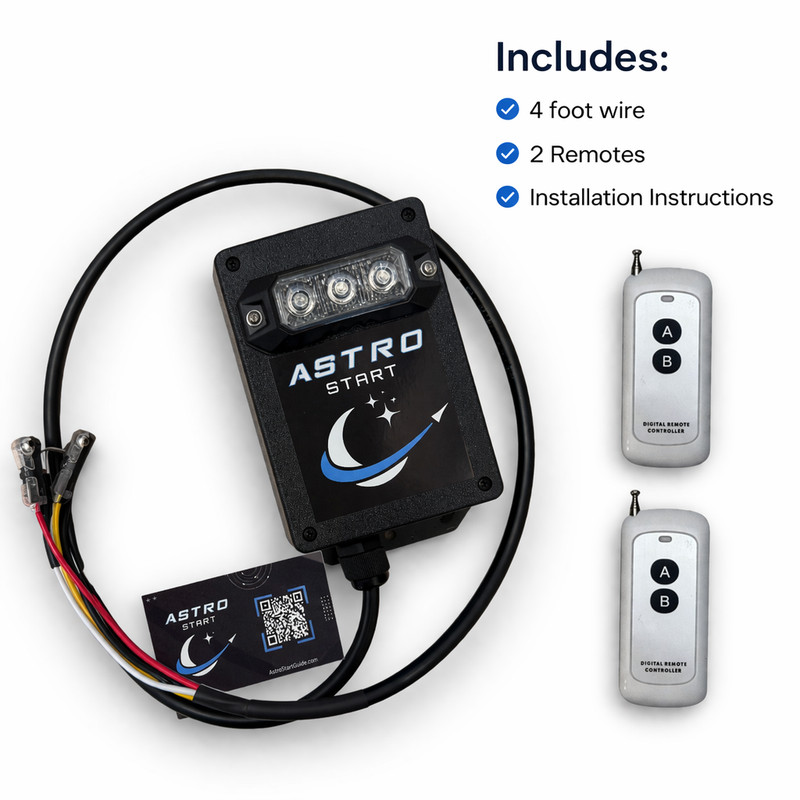 Remote Start Kit - Astro Start – Honda GX200-390 Pressure Washer Engines gallery