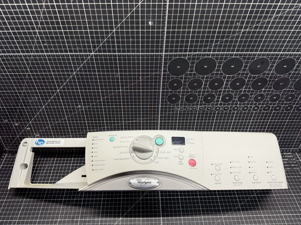 Whirlpool Washer Control Panel & Board (SEE PICS) P#8182610 8182273