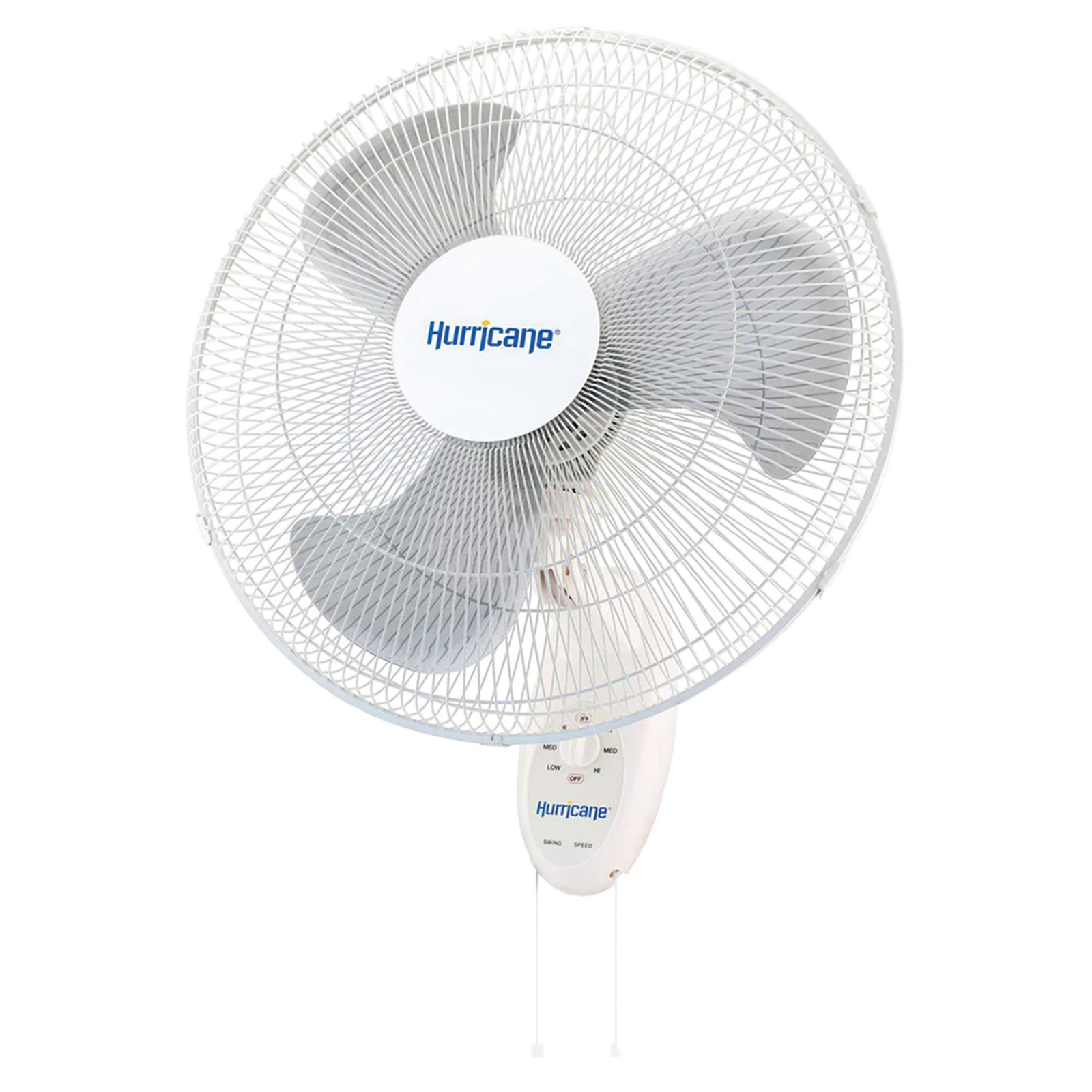 Hurricane Supreme 18 Inch 90 Degree Oscillating 3 Speed Wall Mounted Fan, White gallery