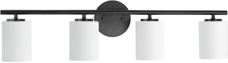 Progress Lighting Replay Collection 31-1/4 in. 4-Light Textured Black Etched gallery