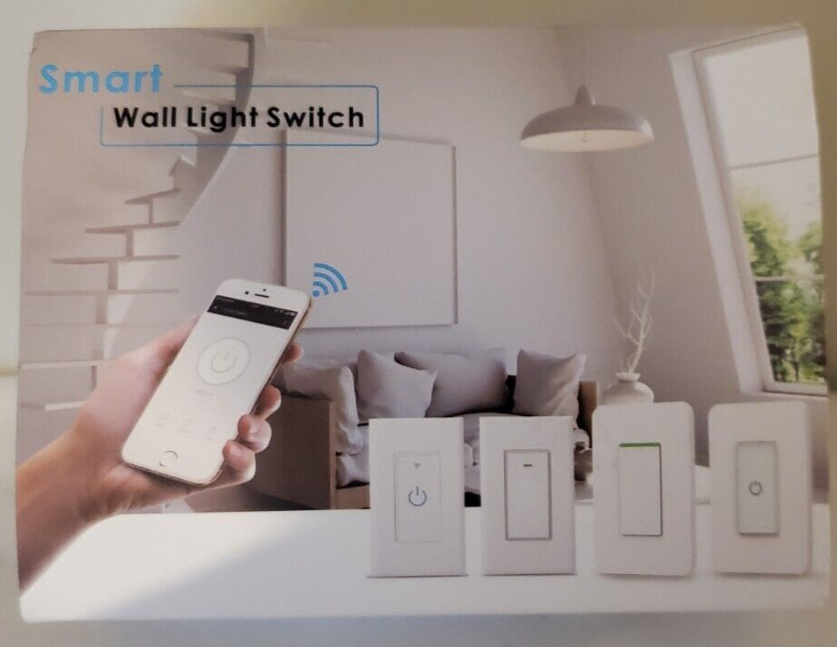 Smart Light Switch, Compatible with Alexa, Google Home No Hub Required NEW! gallery