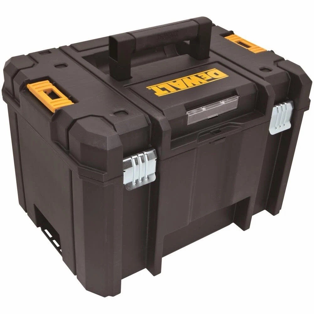 DEWALT TSTAK Deep Tool Box Organizer Case Clear Lid Storage Bin gallery