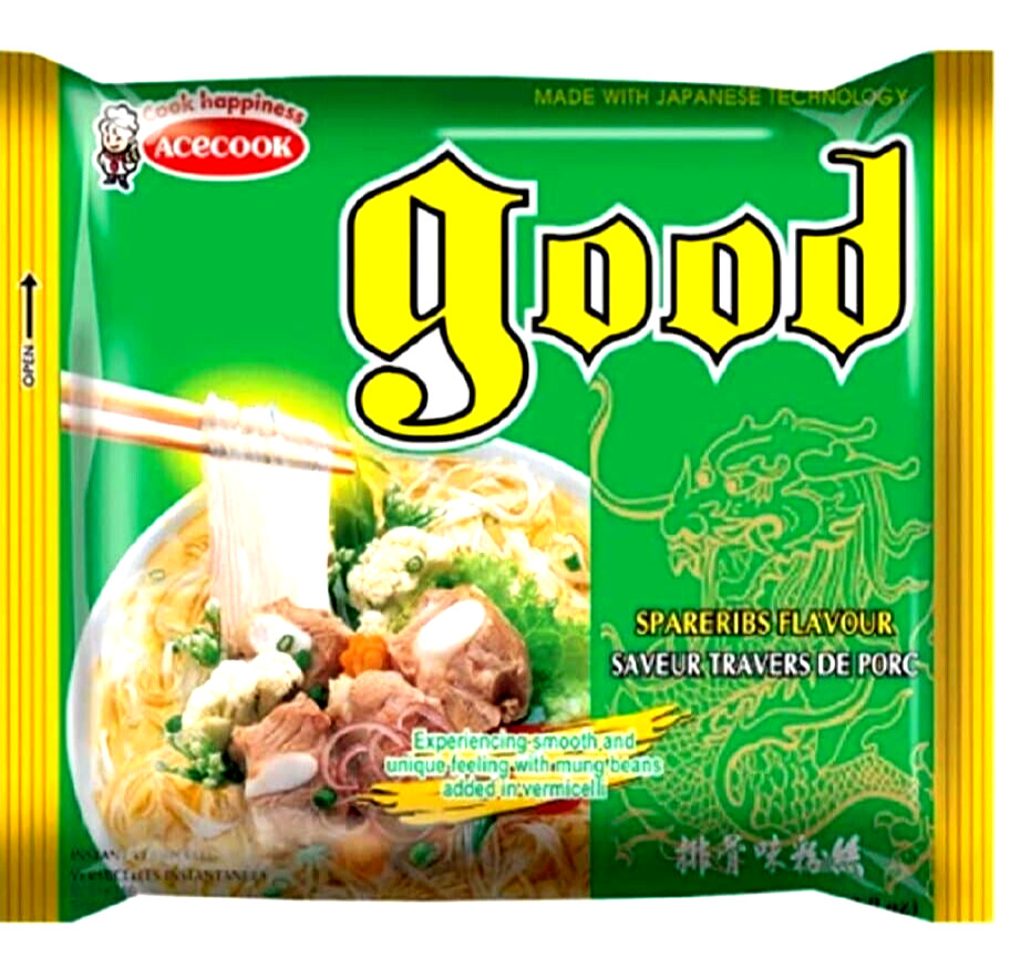 Acecook Spareribs Instant Mung Beans Added In Vermicelli 2oz (Pack of 6)~06/2027 gallery