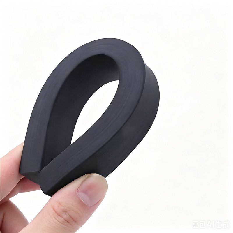 Solid Black Nitrile NBR Rubber Square Strip - Various Lengths, Widths And Thickn gallery