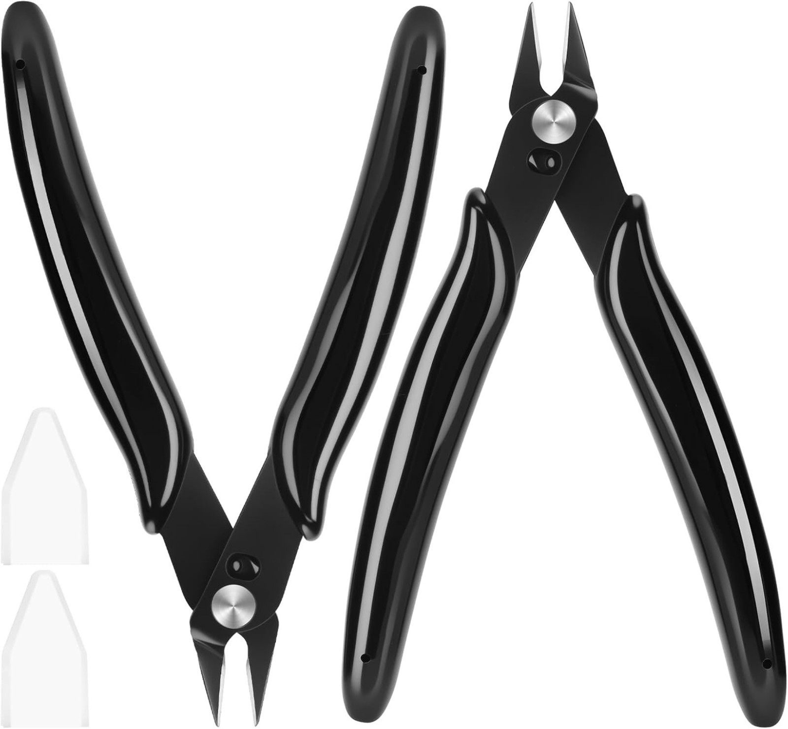 5 Inch Micro Flush Cutter, 2 Pack Small Wire Cutters Spring Loaded Cutting Plier gallery