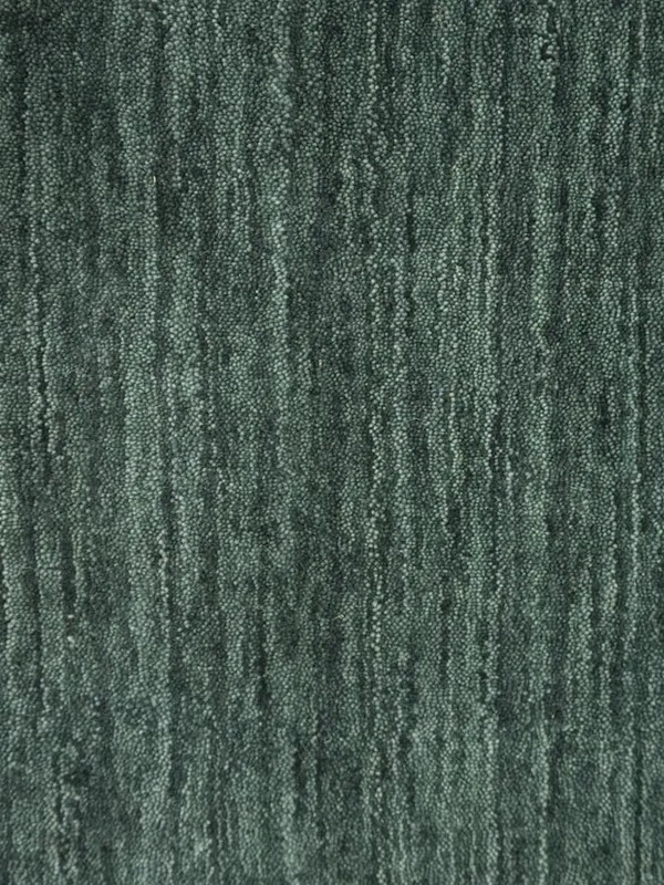 Solid Dark Green Hand-Loomed 6X9 Gabbeh Wool Rug Oriental Home Decor Carpet gallery