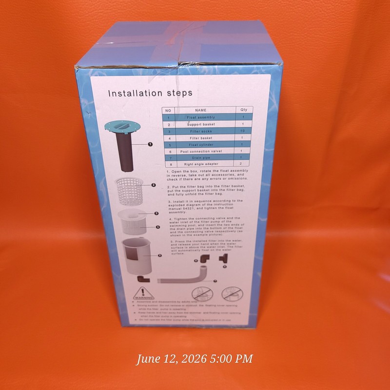 Automatic Surface Pool Skimmer Floating Debris Catcher For Above Ground Pools gallery