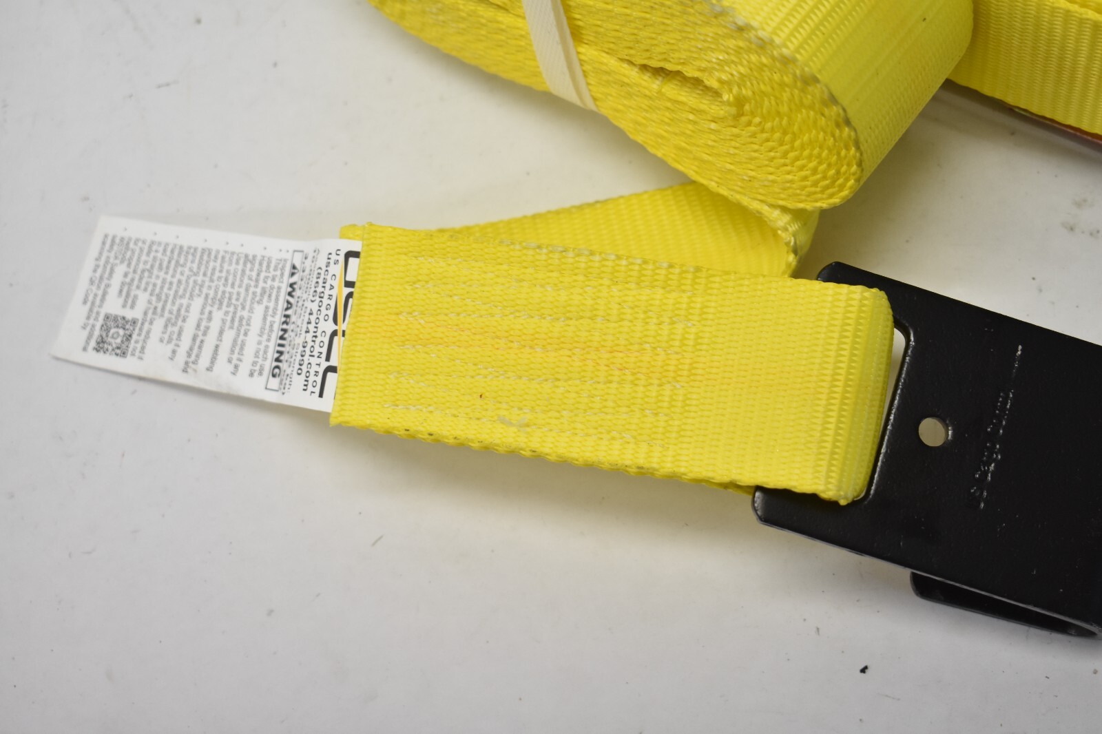 USCC US Cargo Control Ratchet Strap 2" x 12' Heavy Duty Yellow Winch Hook gallery