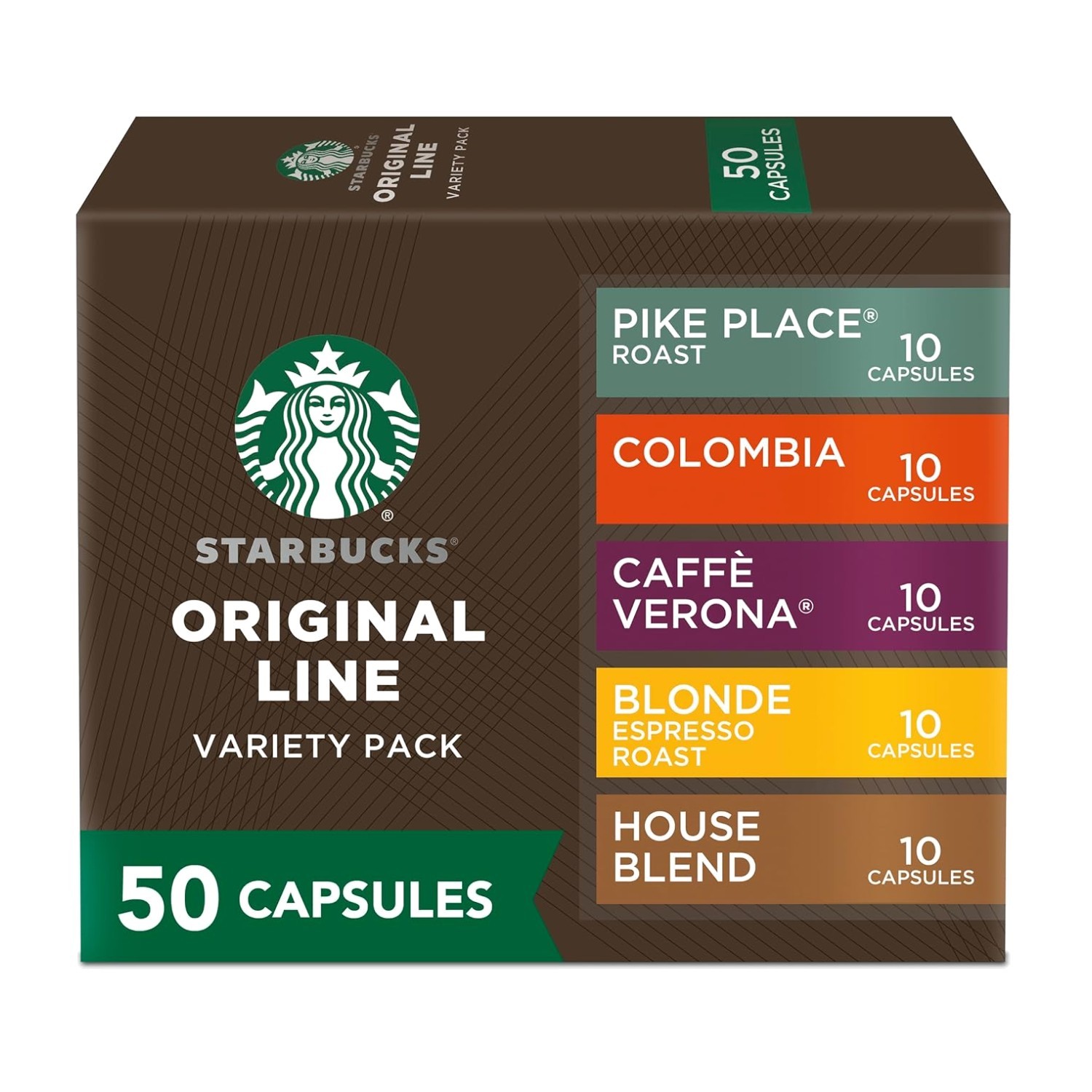 Nespresso 50-Count Variety Pack: Freshly Sealed Espresso Pods in Eco Aluminum gallery