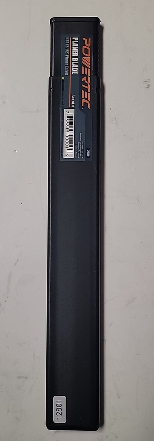 Powertec 12-1/2 Inch Planer Blades 12801, 3 Pack gallery