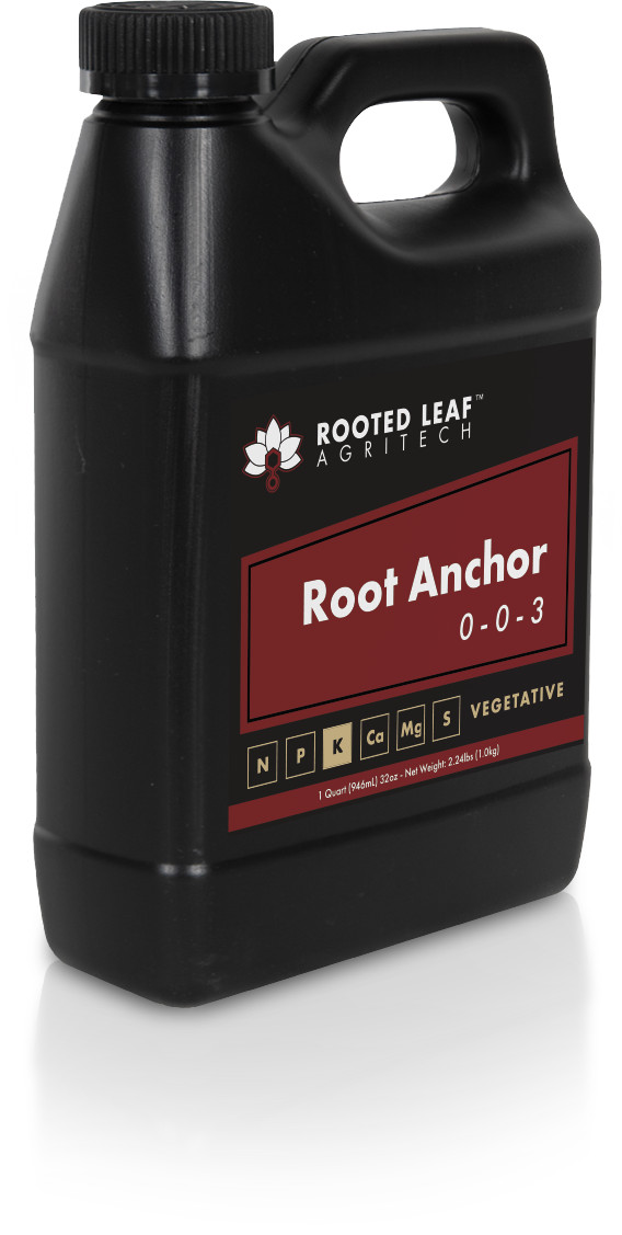 Rooted Leaf Agritech Root Anchor - Carbon Based Humic & Kelp Fertilizer (Quart) gallery