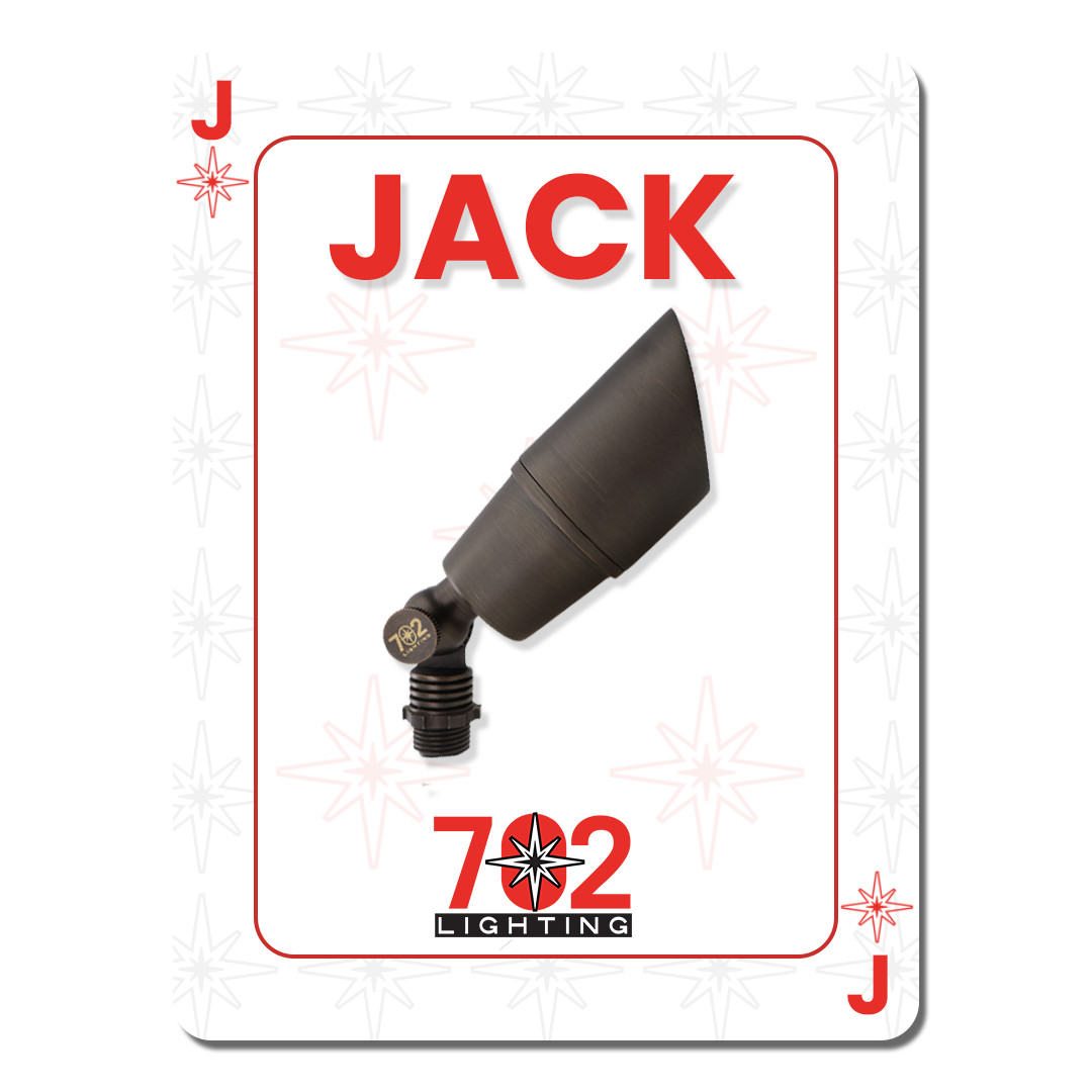 702 Lighting Jack - Fixed socket MR16 Drop-in Uplight in Antique Brass, Convex gallery