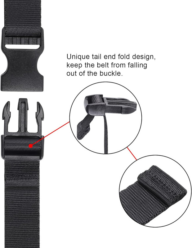 Utility Straps Quick Release Nylon Backpack Accessory Bag Strap,Adjustable for H gallery