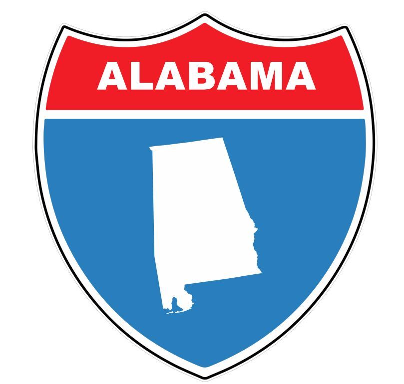 Alabama Sticker Decal A503 gallery
