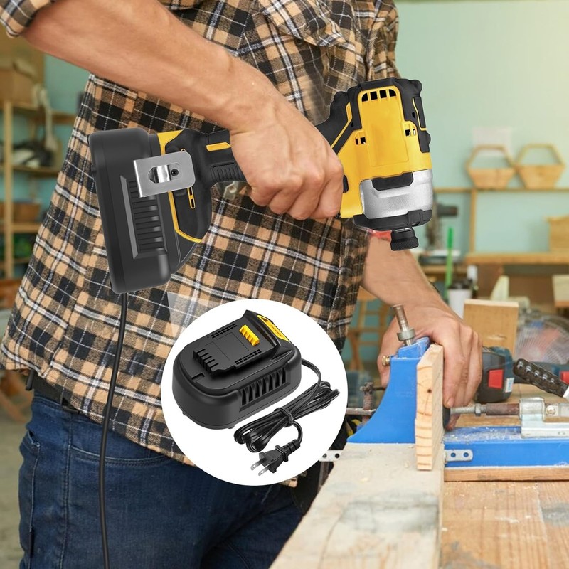 AC to DC Cord Plug Adapter Compatible with DeWalt 18V 20V Tool 500W 110V to 20V gallery