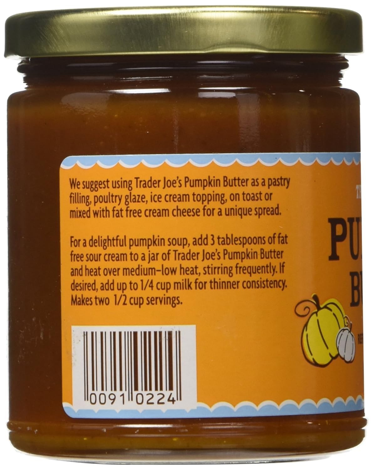 Trader Joe’s Pumpkin Butter 10 oz Jar – Seasonal Spread – Non-Returnable gallery