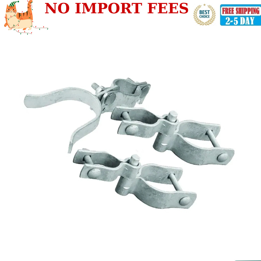Chain Link Fence Hardware Walk Gate Kit Heav Duty Galvanized Steel Resist Rust gallery