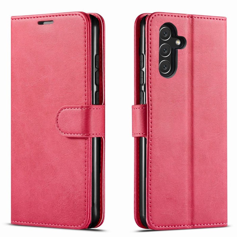 For Samsung Galaxy A14 5G Case, Wallet Pouch Cover + Tempered Glass Protector gallery