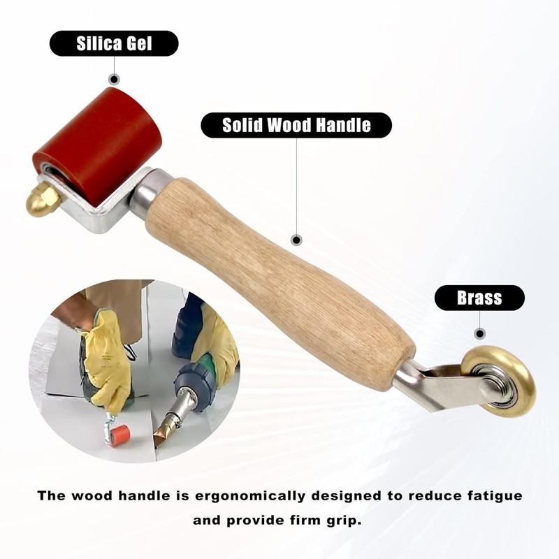 Seam Roller,House Paint Rollers, Smoothing Seam Roller Tool for PVC/TPO/EPDM Woo gallery