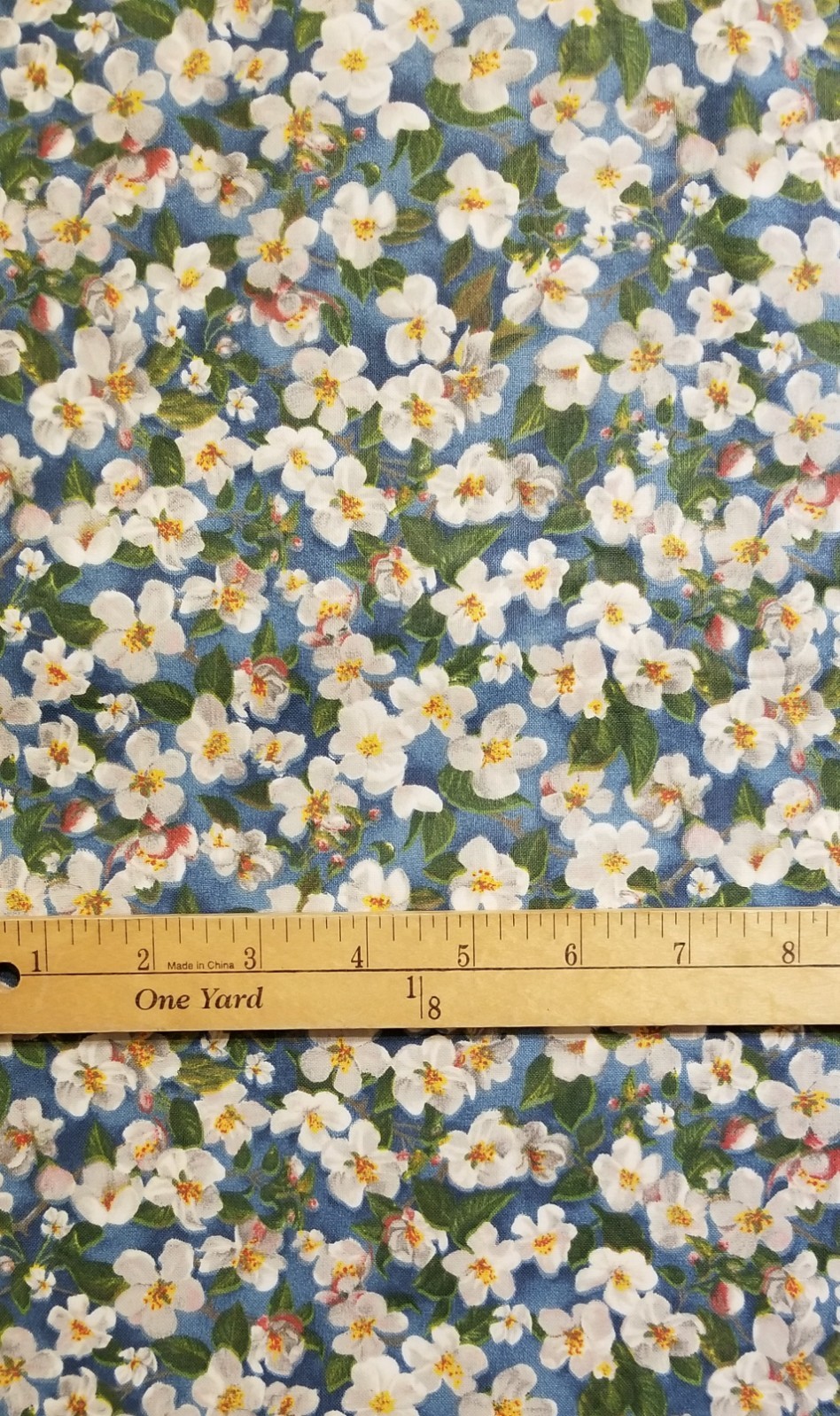 BTHY (18" X 44") BLOSSOM FLOWER NEW Cotton fabric gallery