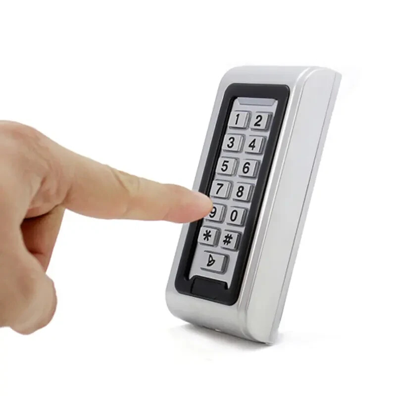 Access Control Keypad Stand Alone Door Metal Wired Password Pin Code Security gallery