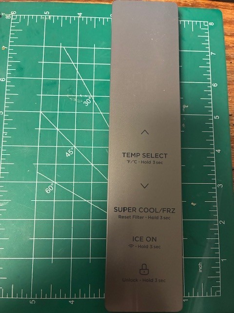 OEM Midea Refrigerator Control Panel for MRF29D6AST
